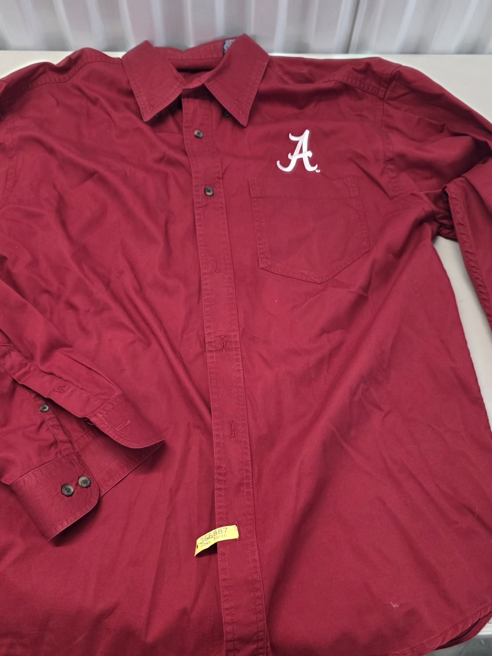 Pressbox Alabama Crimson Tide Button Down Shirt Men's Size XL